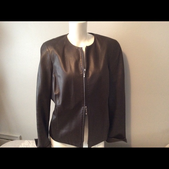 Liz Claiborne Jackets & Blazers - 🌹FINAL!🌹Liz Claiborne leather jacket - Size L